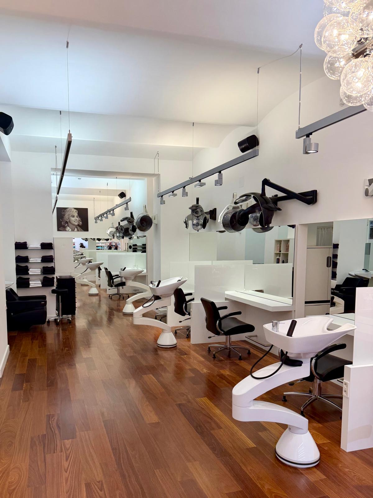 Einblick in den Salon